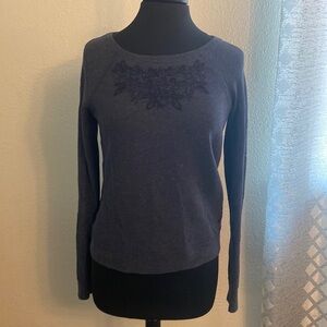 Hollister navy sweater